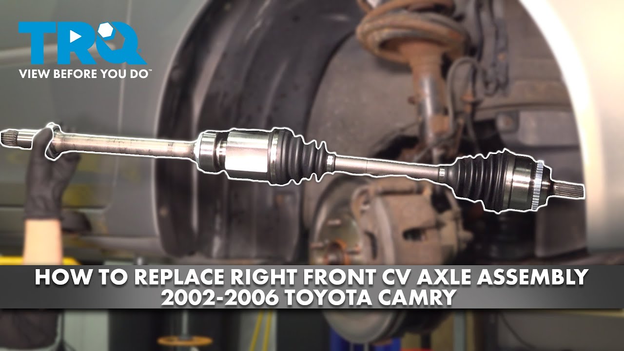 Как заменить правый передний приводной мост в сборе на Toyota Camry 2002-2006 гг.