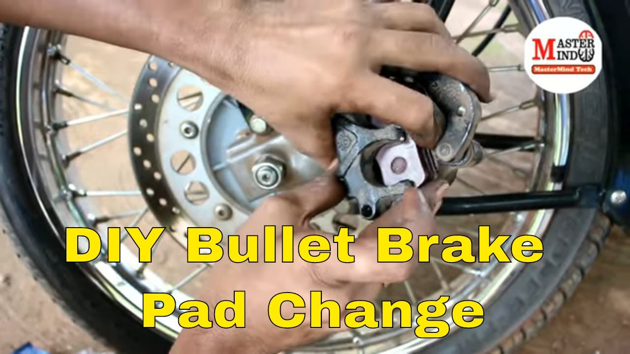 Royal Enfield disk brakes pads replacement