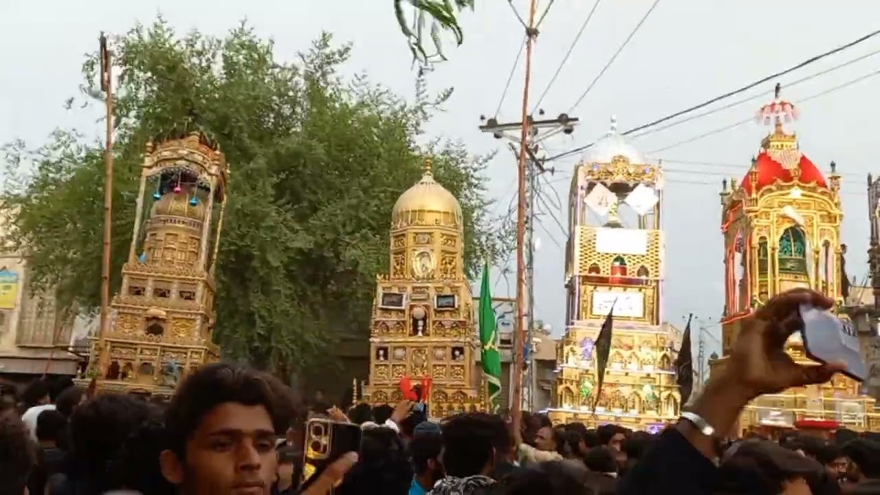 9 10 Muharram Bahawalpur Ziarat Tazia Anjuman Hussaini Manjhar