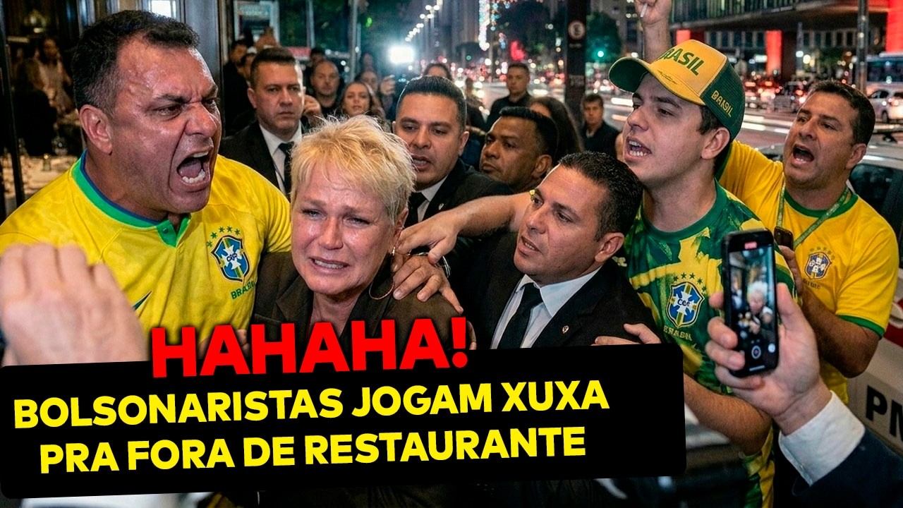 Xuxa &eacute; EXPULSA de restaurante por uma multid&atilde;o de bolsonaristas em plena sexta-feira Santa!