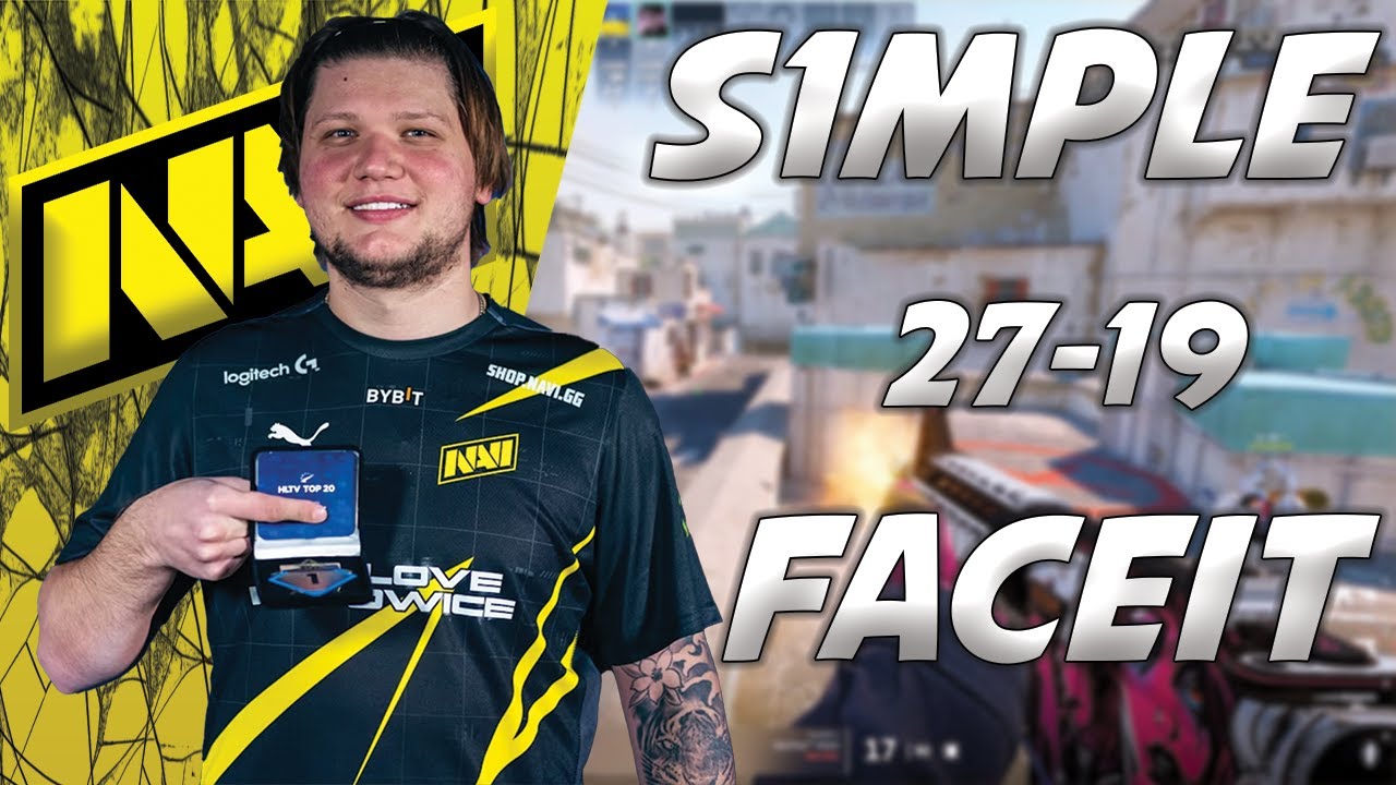 CS2 POV | S1MPLE (27-19) FACEIT (DUST2) |