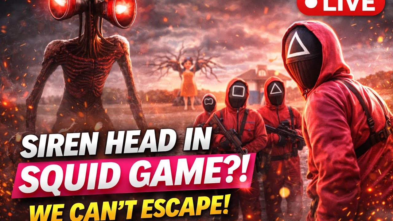 SIREN HEAD IN SQUID GAME?! WE CAN’T ESCAPE!