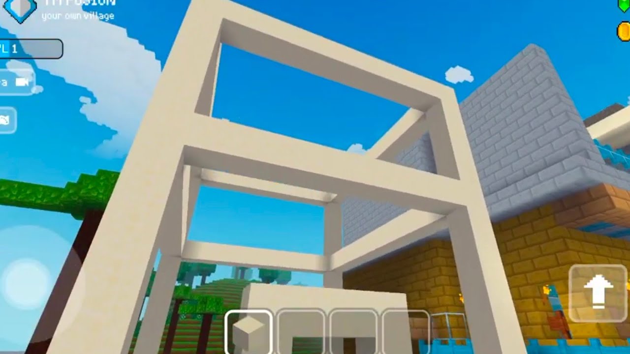 Block Craft House & Lights Walls And add Gameplay Android 