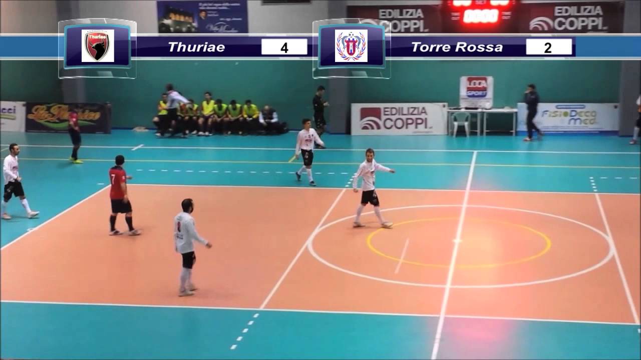 Serie C1 Futsal: Thuriae 9 - 4 Terra Rossa - Sintesi della gara
