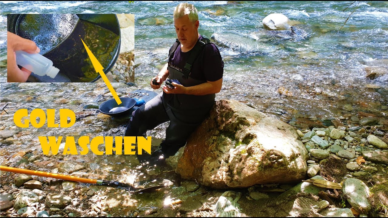 Goldwaschen im Sommer 2020 mit Torsten Marx