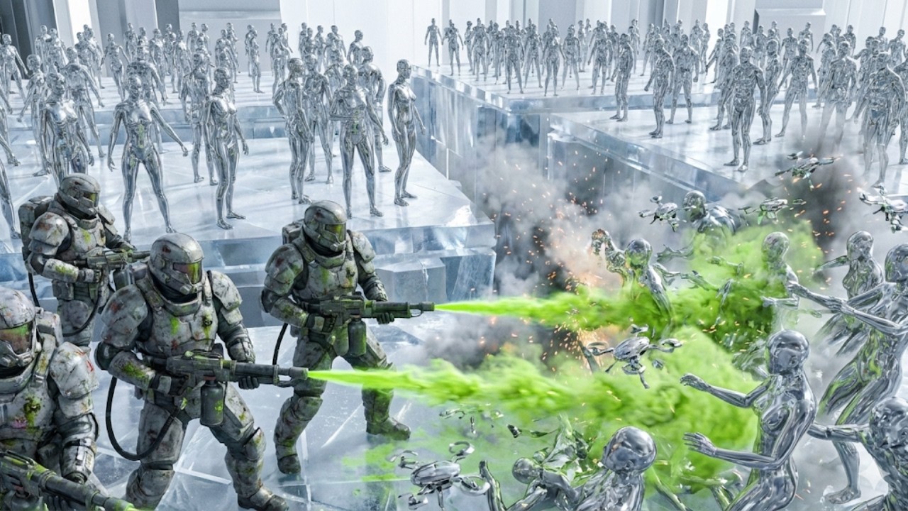 The Medical Nanites Were Supposed To Cure Death. They Turned Us Into Chrome Statues Instead.