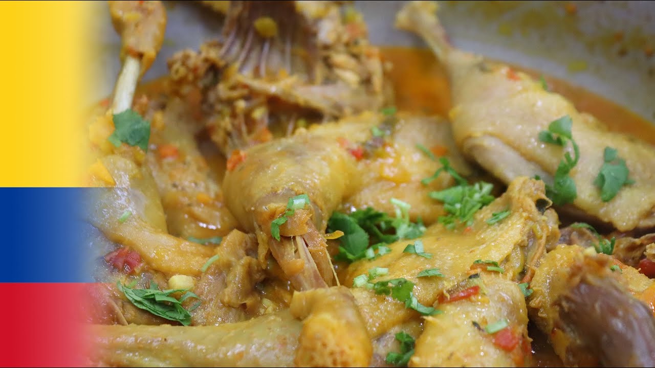 Cómo preparar una deliciosa Gallina criolla guisada  Colombiana