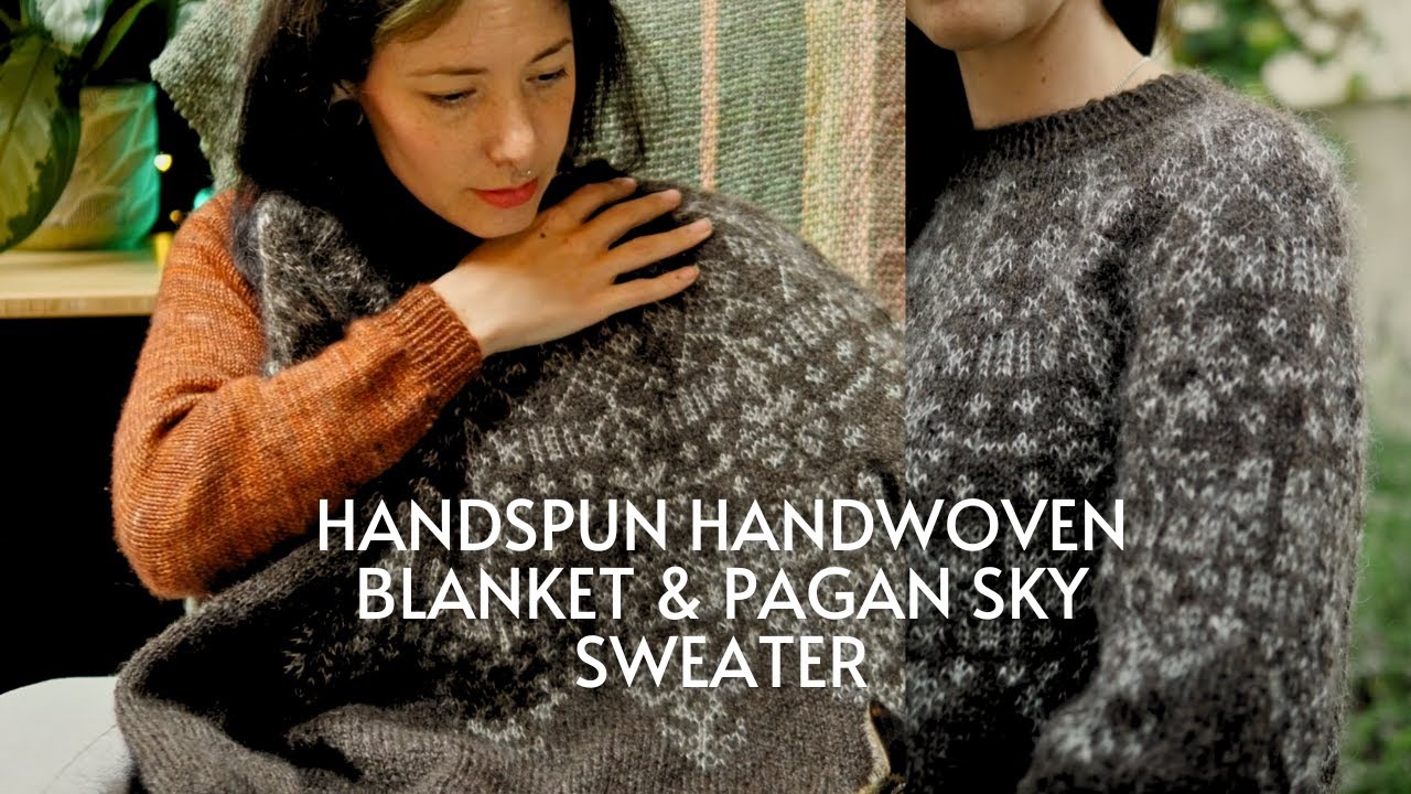 Плетеное одеяло ручной работы и вязание свитера Pagan Sky | Подкаст о вязании Heather and Hops
