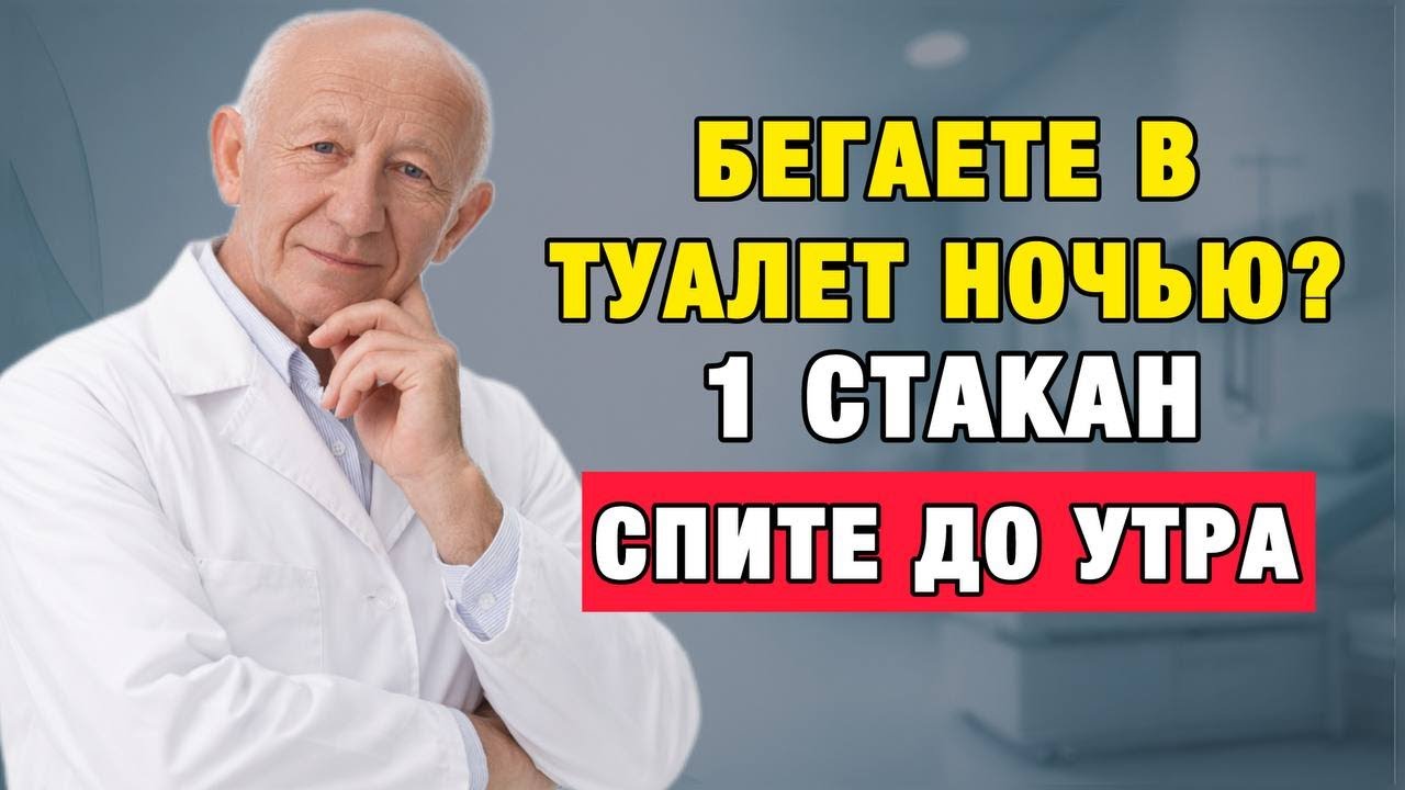 Просыпаетесь ночью в туалет? Один стакан перед сном меняет всё после 50
