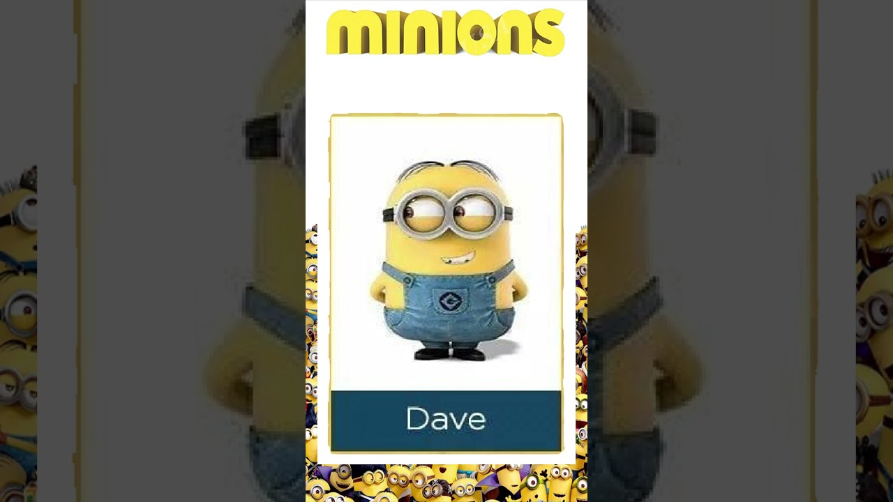 Despicable Me - Minions. Choose Favorite Character!