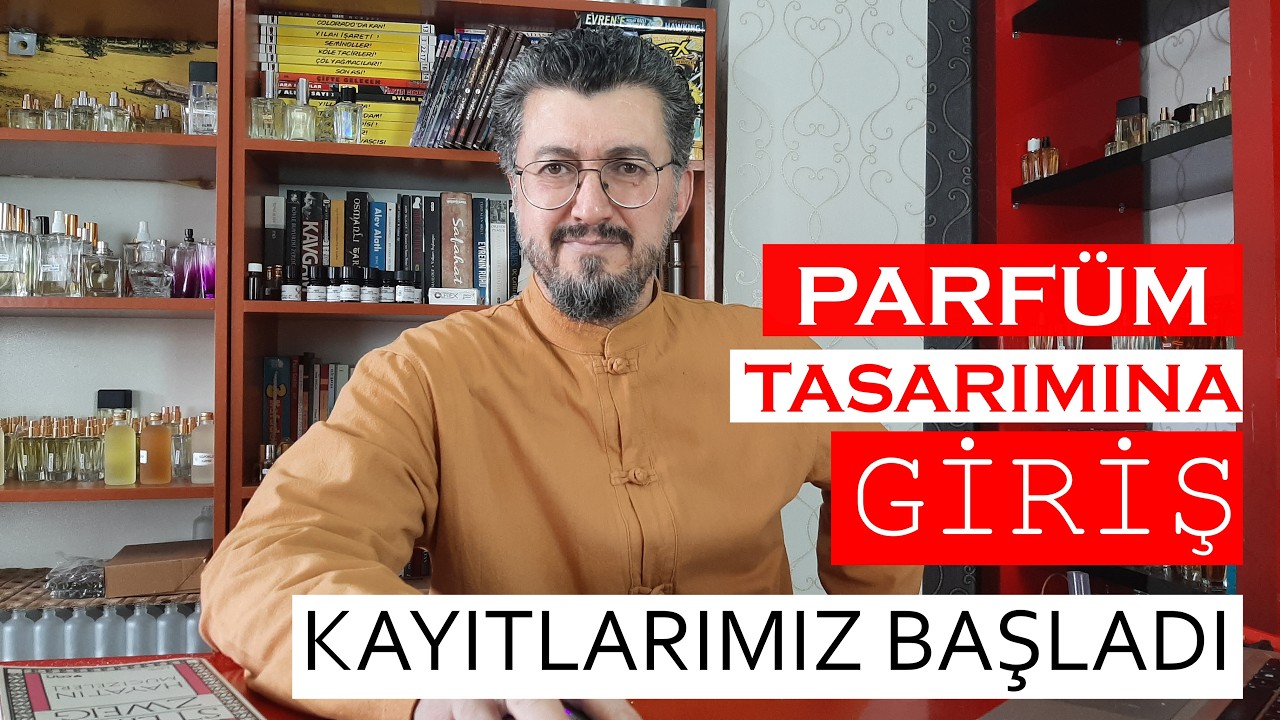 PARFÜM TASARIMINA GİRİŞ DERSLERİMİZ ÇEVRİMİÇİ OLARAK BAŞLIYOR
