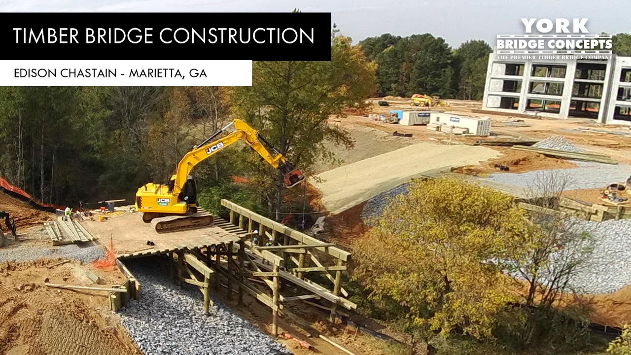 Time-Lapse Vehicular Bridge Construction | Edison Chastain, Marietta GA | York Bridge Concepts