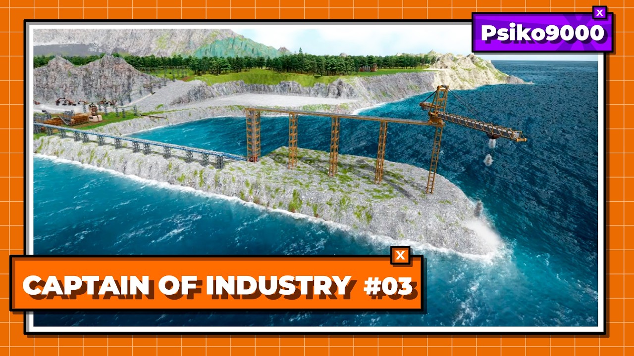 LA MEJOR GRUA QUE HAN INVENTADO | CAPTAIN OF INDUSTRY T6 03 Gameplay Español