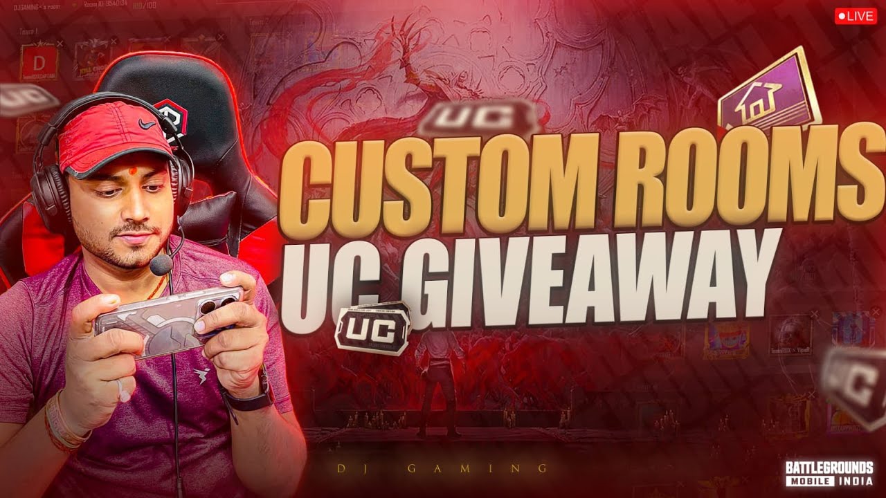 BGMI LIVE CUSTOM ROOM || Custom Rooms || PUBG LIVE CUSTOM ROOMS #bgmilive #bgmicustom #custom