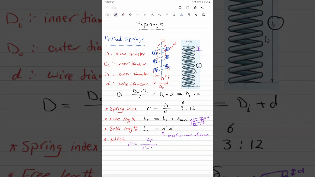 Design 1: Springs