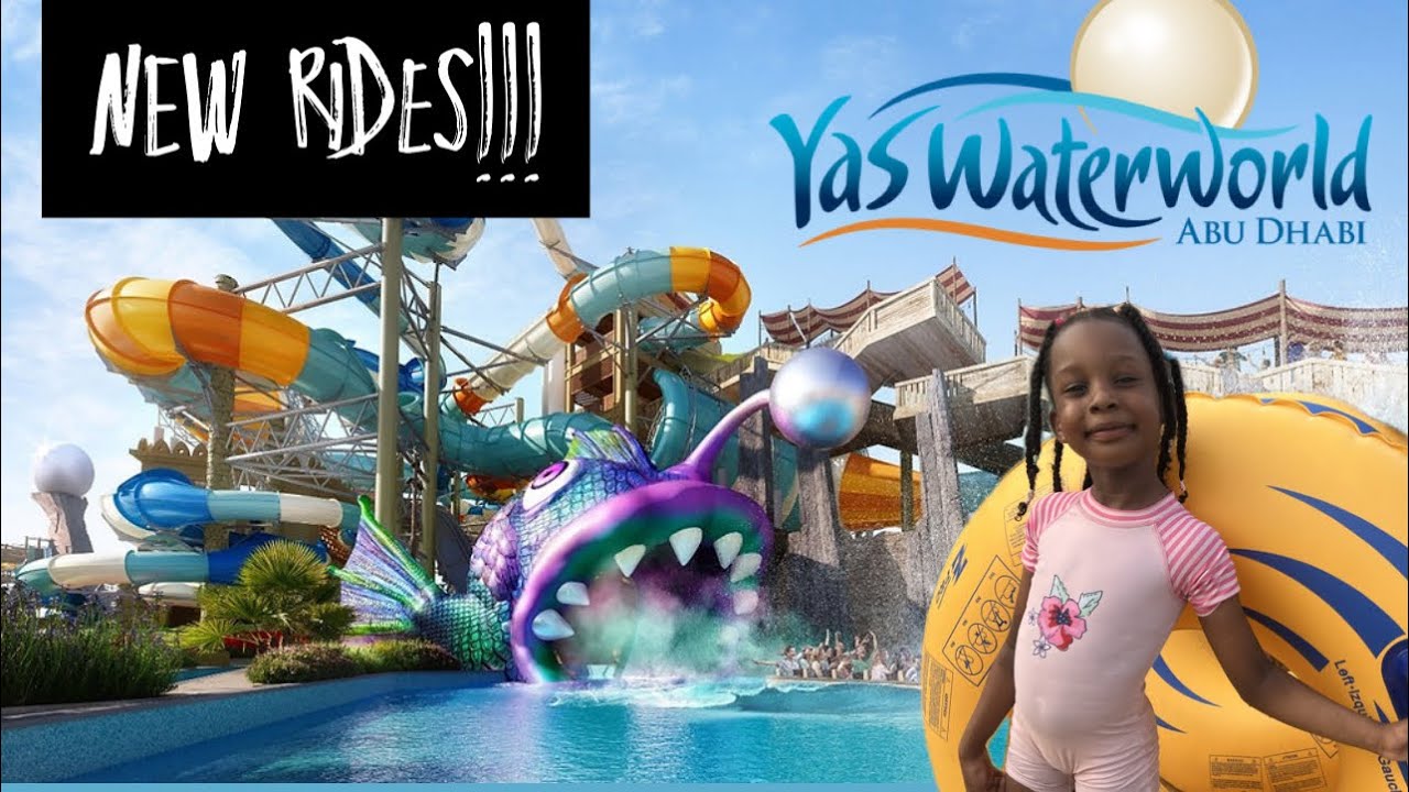 Yas Waterworld: We tried the new rides and slides!! جربنا الالعاب المائية الجديدة في ياس ووتروورلد