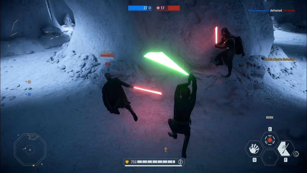 Star Wars Battlefront II Multiplayer (Heroes vs. Villains) Replay #1 - Fierce battles in Hoth!