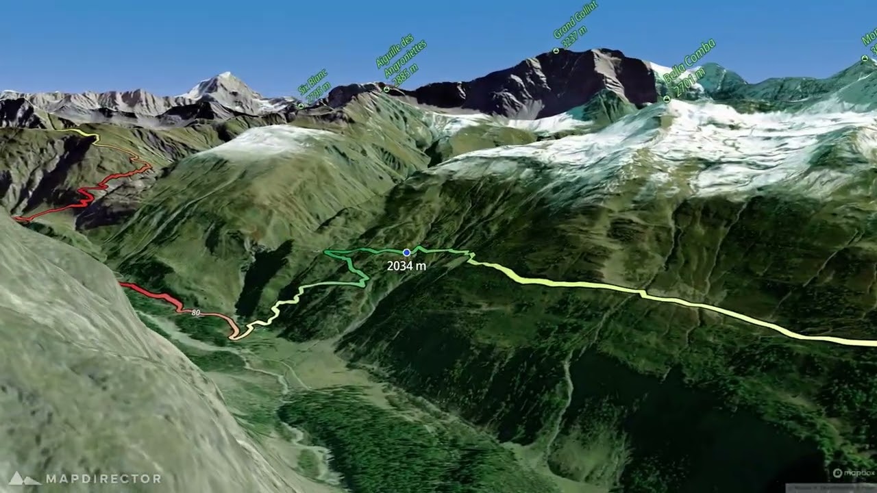 Tour Du Mont Blanc - Cinematic Flyover