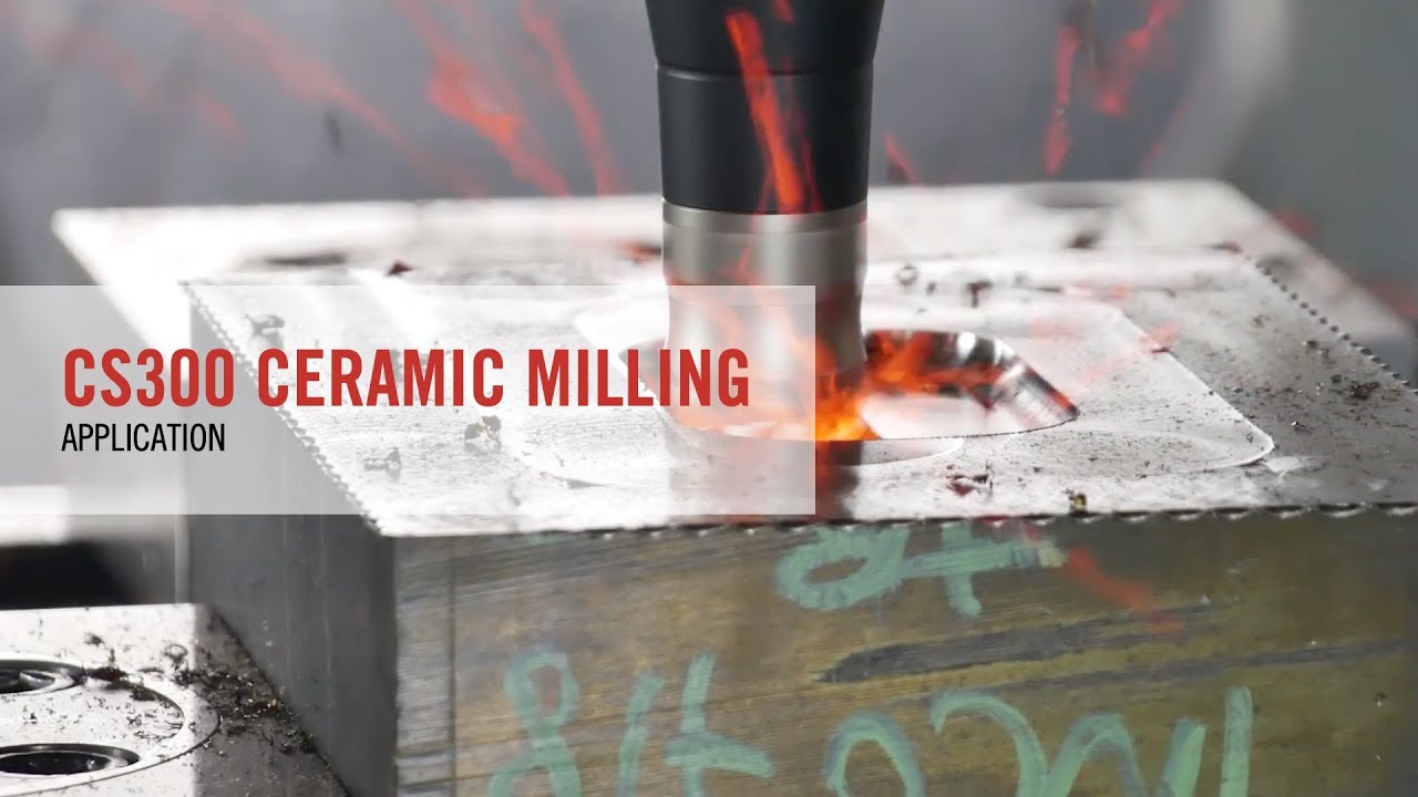 CS300 Ceramic Milling Application | Seco Tools
