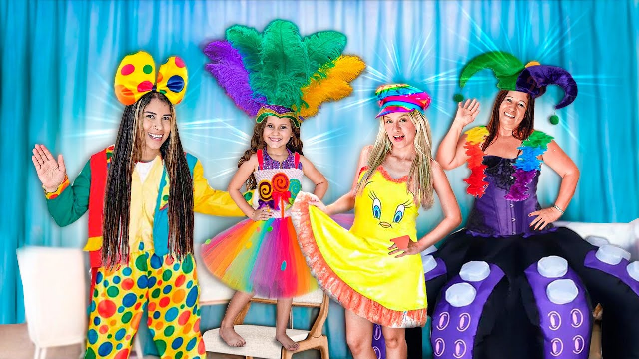 QUEM FIZER A MELHOR FANTASIA DE CARNAVAL VENCE! - desafio extremo com minha irm&atilde;zinha