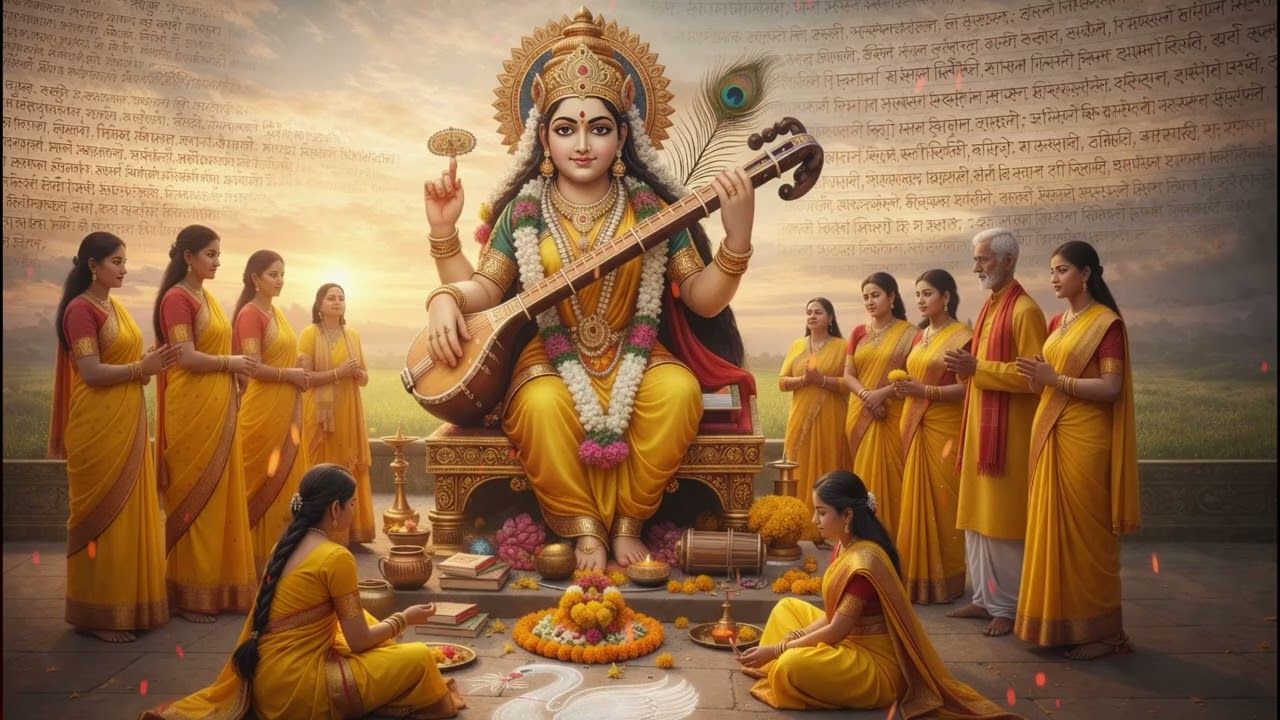 Powerful Saraswati Mantra for Students | Vasantha Panchami Special
