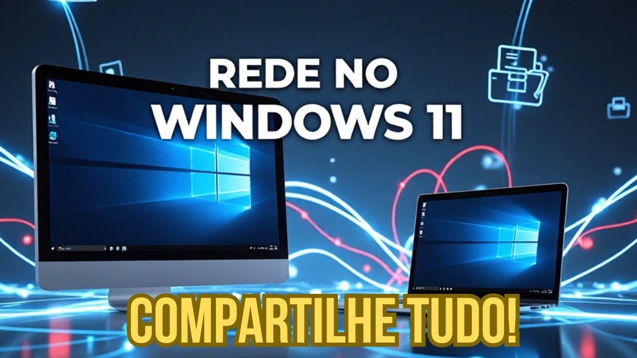 Como CRIAR uma REDE no Windows 11 e compartilhar PASTAS e IMPRESSORAS.