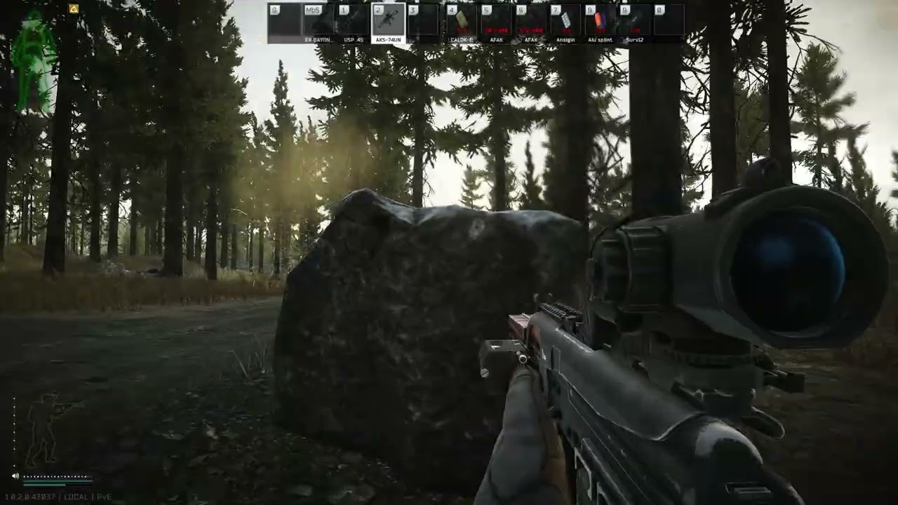 PVE Battle vs  4 man USEC Squad