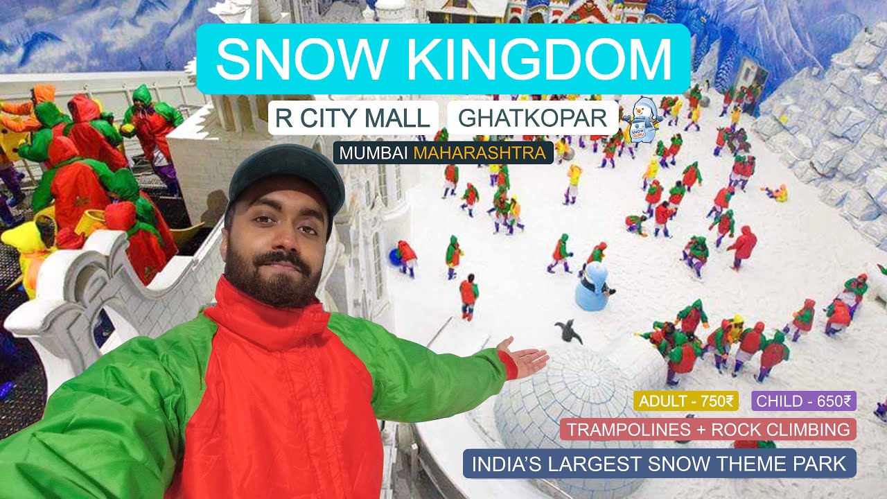 Snow Kingdom Mumbai | R City Mall Ghatkopar | Best Snow Park in Mumbai | Snow World Mumbai #vlog