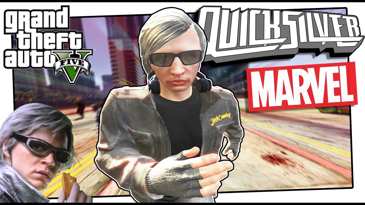 QUICKSILVER a LOS SANTOS! (GTA 5 Supereroi Quicksilver Mod ITA Marvel)