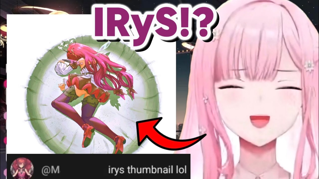 Calli Finds Out Where IRyS' Thumbnail Comes From - SPOILER! [ Hololive ]