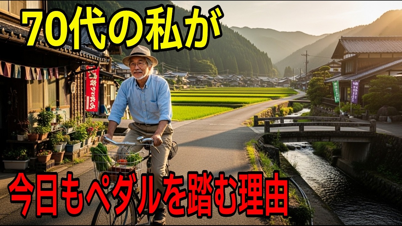 70歳になっても自転車に乗り続ける理由日本人の人生が静かに胸を打つ