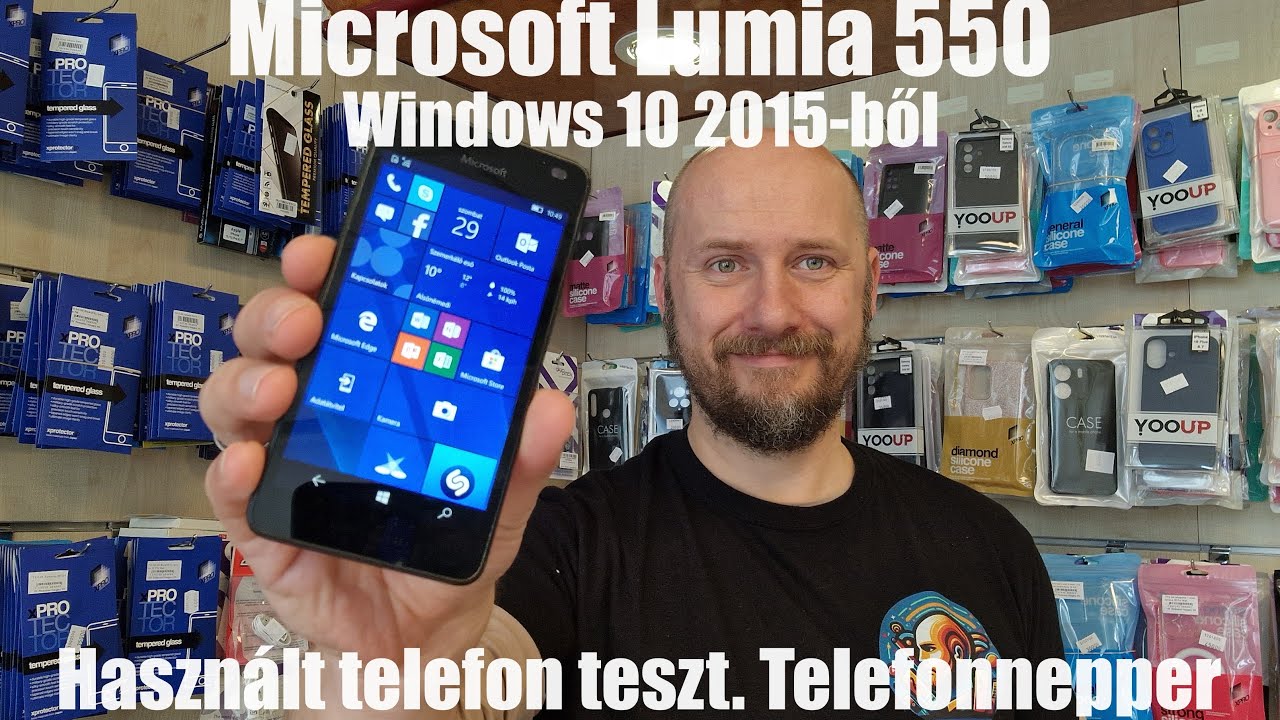 Microsoft Lumia 550 2025-ben. Hát jobbra emlékeztem....