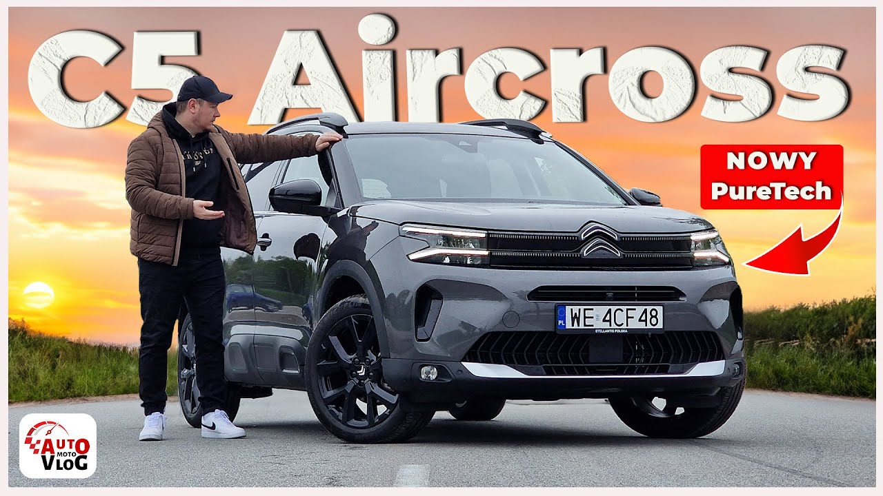Citroen C5 Aircross TEST 2024 pl | Nowy (lepszy?) PureTech