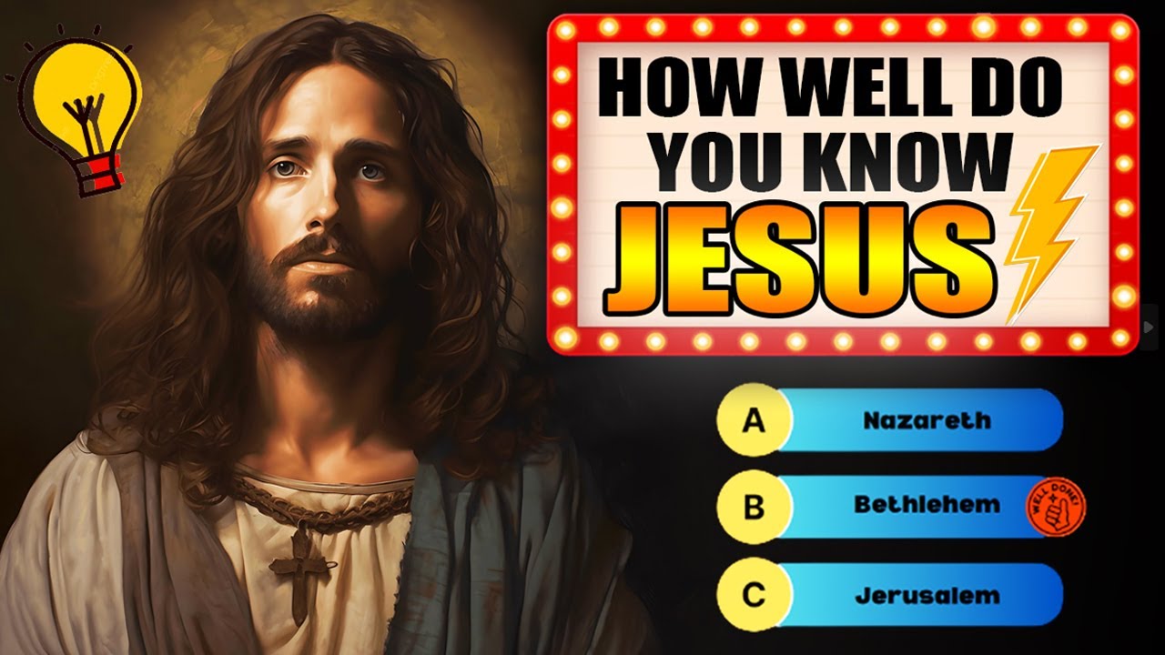 Can you answer these bible trivia quiz 40 questions? JESUS BIBLE QUIZ - Bible Trivia Questions