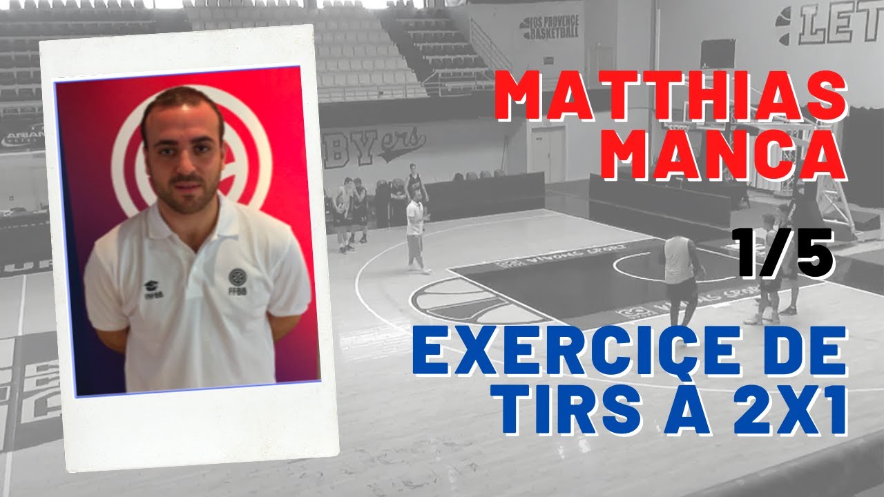 Exercice de tirs à 2 contre 1 // Matthias Manca
