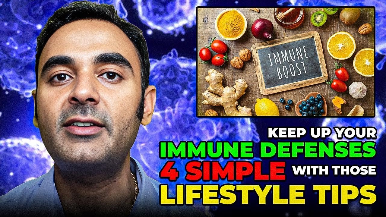 Keep up your IMMUNE DEFENSES with these 4 simple LIFESTYLE tips
