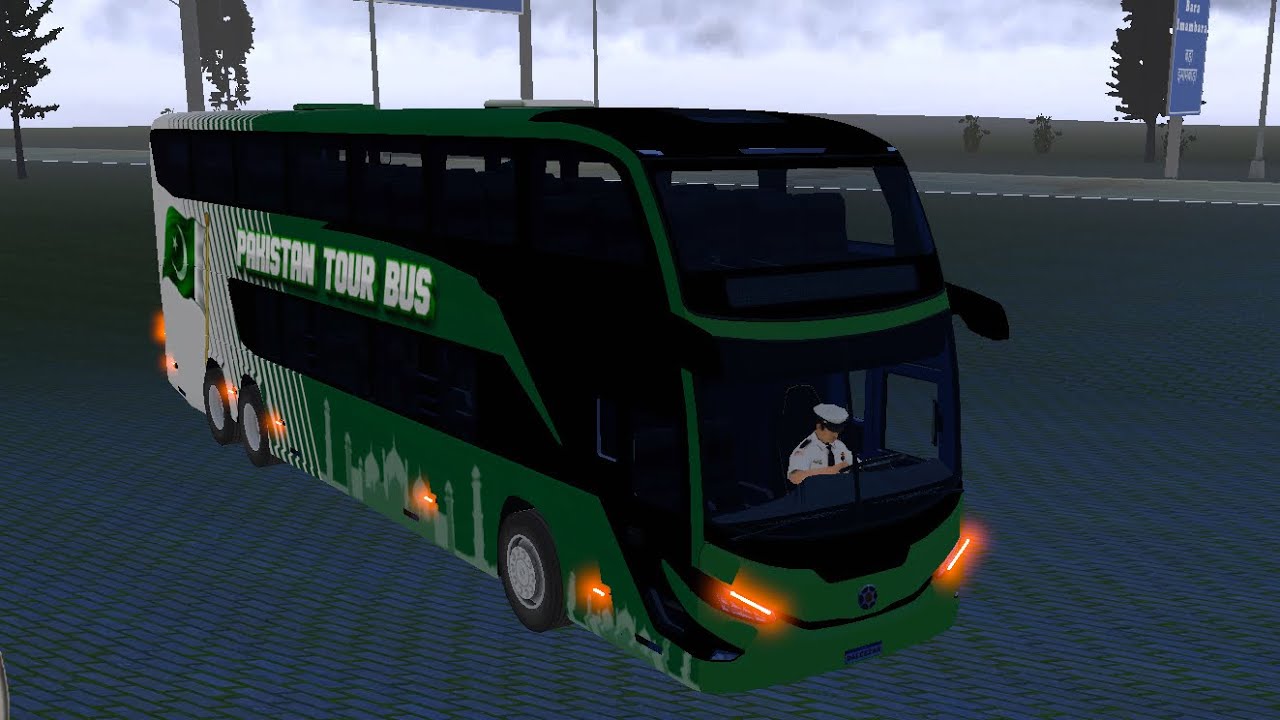 ￼ American bus driving gaming video 4K training video part 10