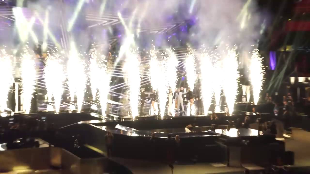 Opening of semi final 2 Eurovision 2016 Måns Zelmerlöw and Petra Mede
