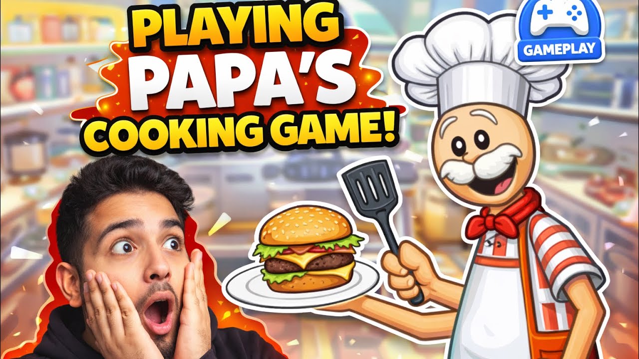 AsmrX Papa’s Cooking Craze 🤔 kitchen fun, Papa’s Cook, Food Game, Gaming 