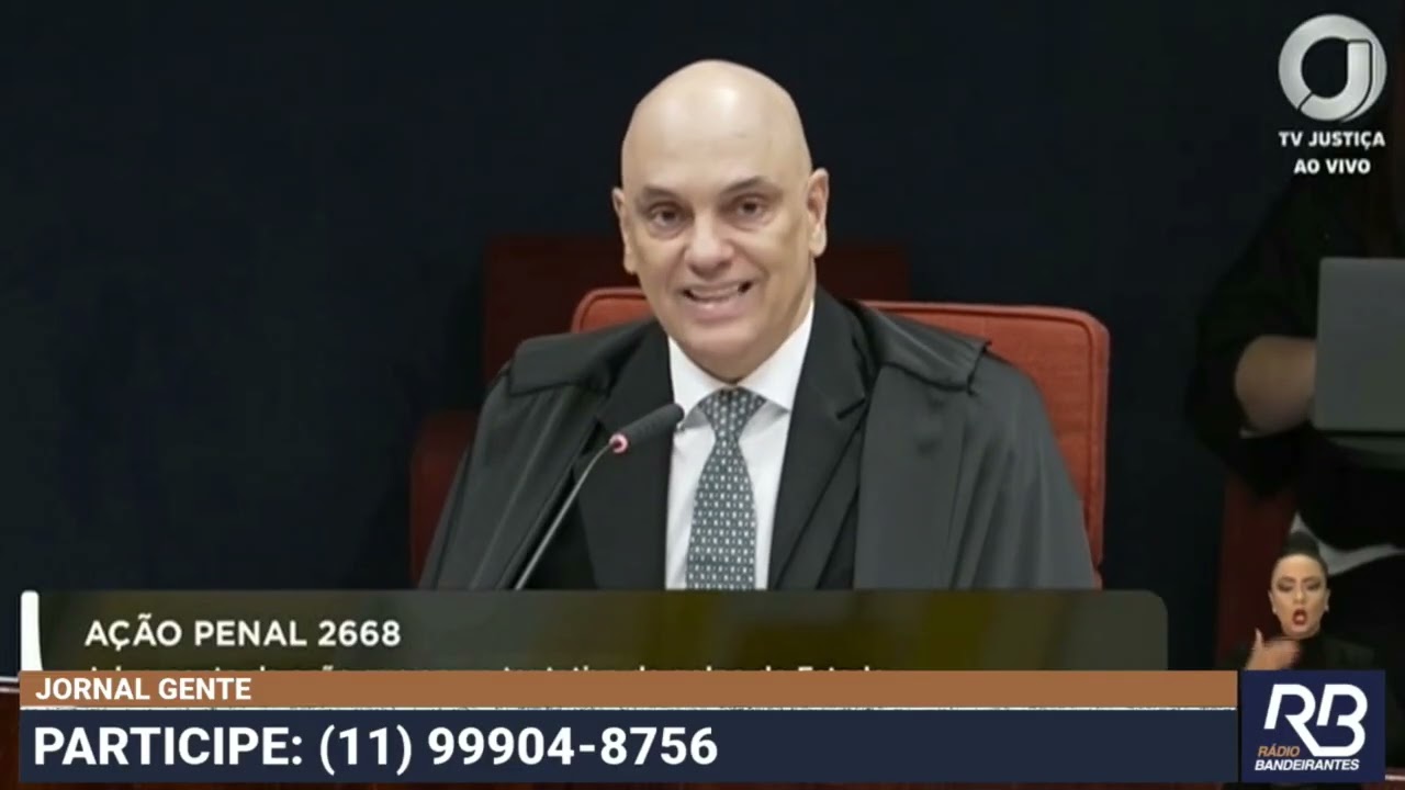 Alexandre de Moraes inicia julgamento de Bolsonaro com leitura do relatório | Jornal Gente
