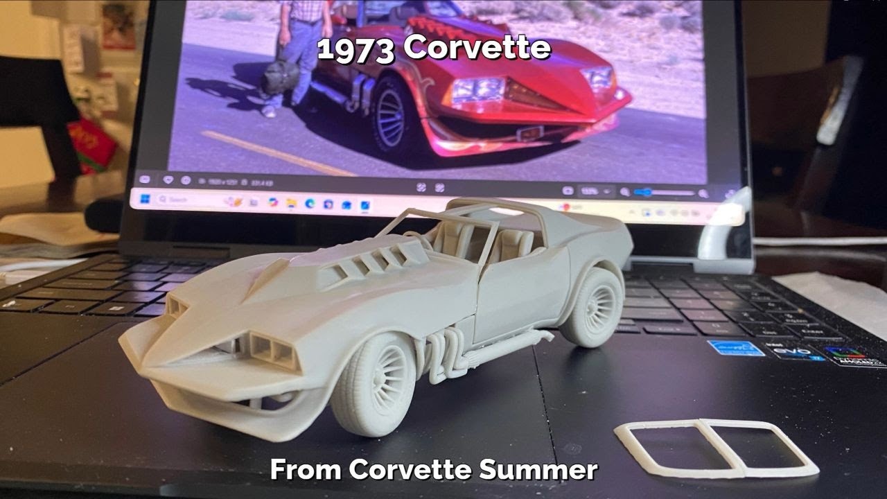 3D Resin Corvette Summer Corvette - Build Part 1