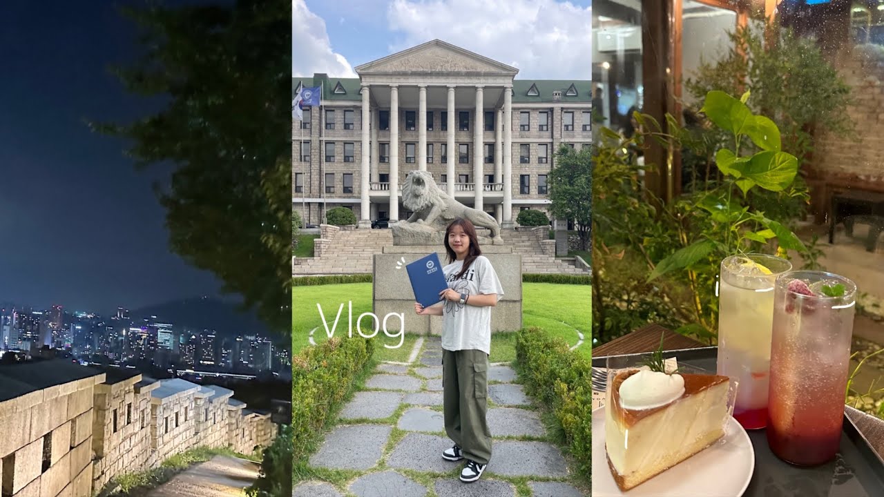 【Vlog】Ep.2 短期留学というよりソウルデートブイログ(ロッテワールド、漢江クルーズ、ナクサン公園)