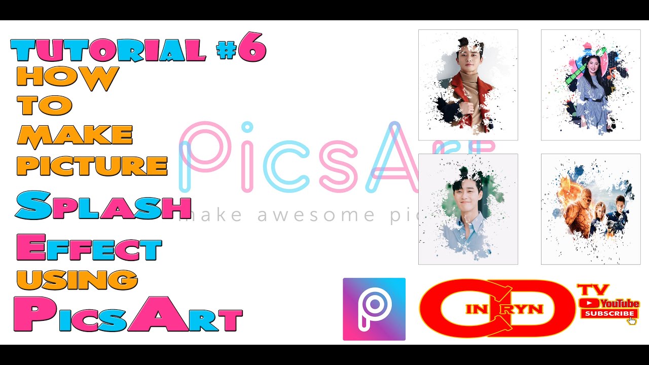 How to Make Splash Effect in PicsArt l PicsArt Tutorials