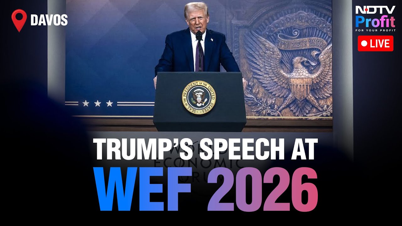 Watch LIVE: Donald Trump's Speech At World Economic Forum 2026 Davos