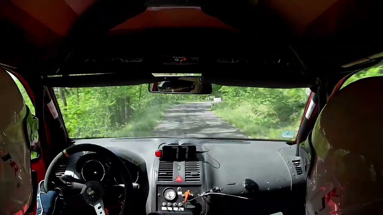 Birkenfelder Löwenrallye 2025, WP 2 mit technischen Problemen