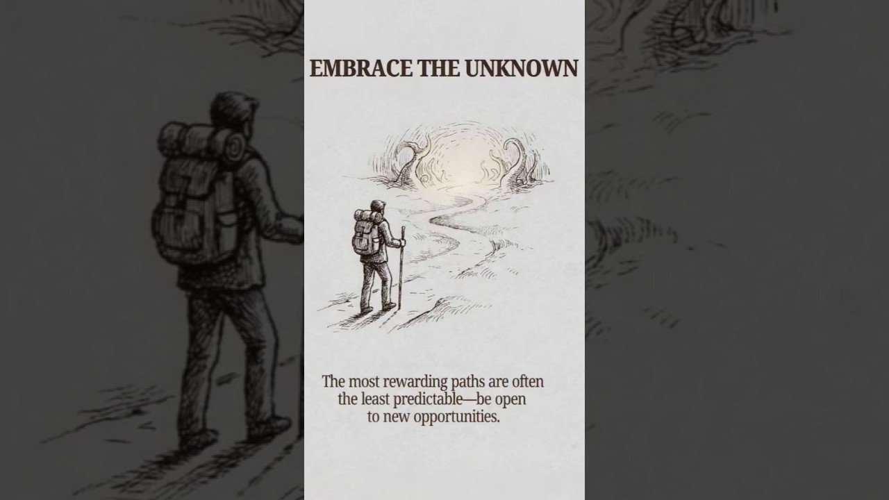 Embrace the unknown 