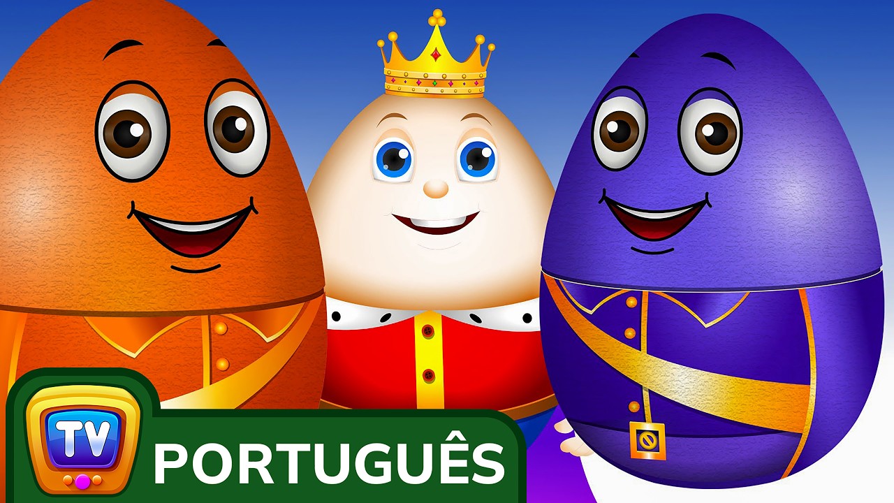 Humpty Dumpty Sentou em Um Muro (Humpty Dumpty Sat on a Wall) | ChuChu TV Ovos de Surpresa