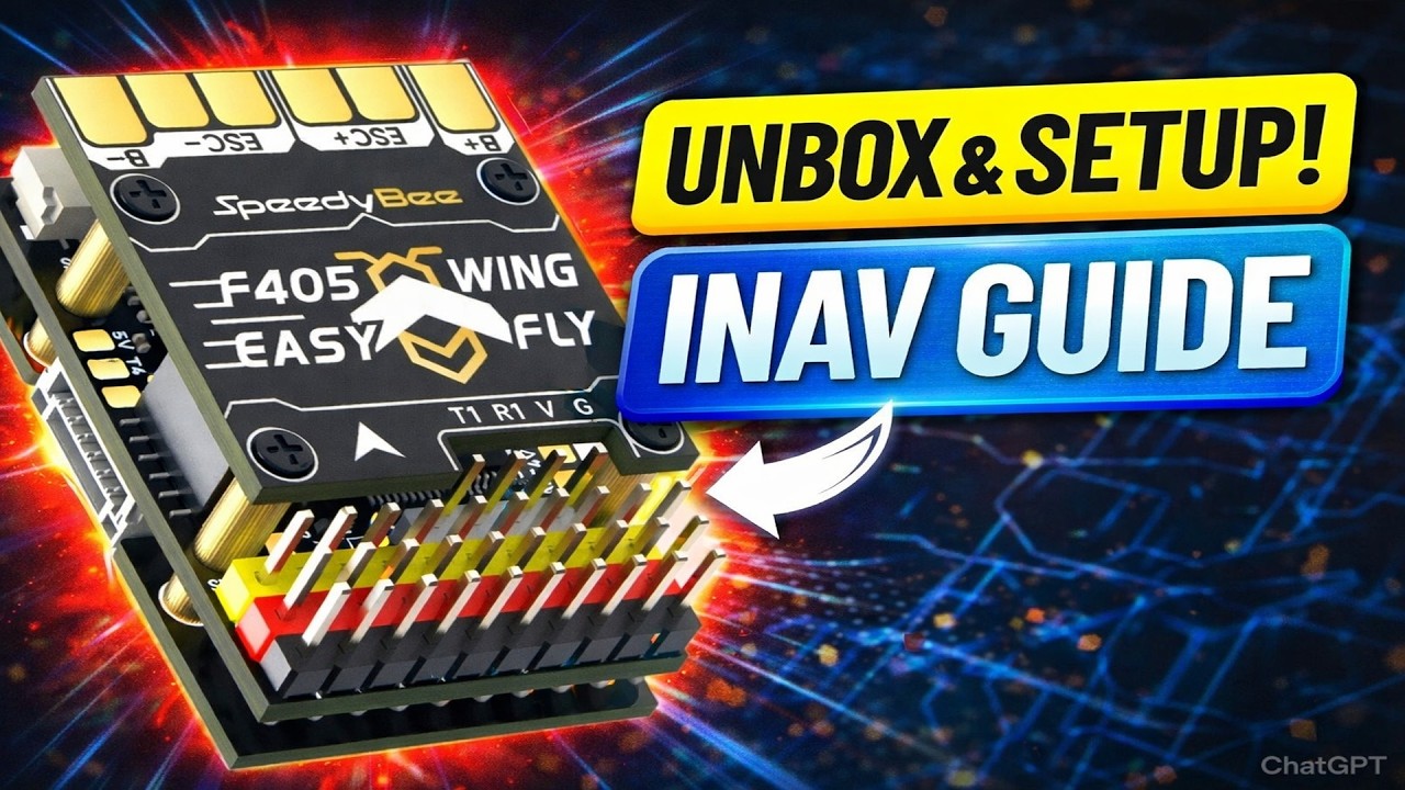 SpeedyBee F405 Wing Mini | Распаковка, подключение и настройка INAV стали проще