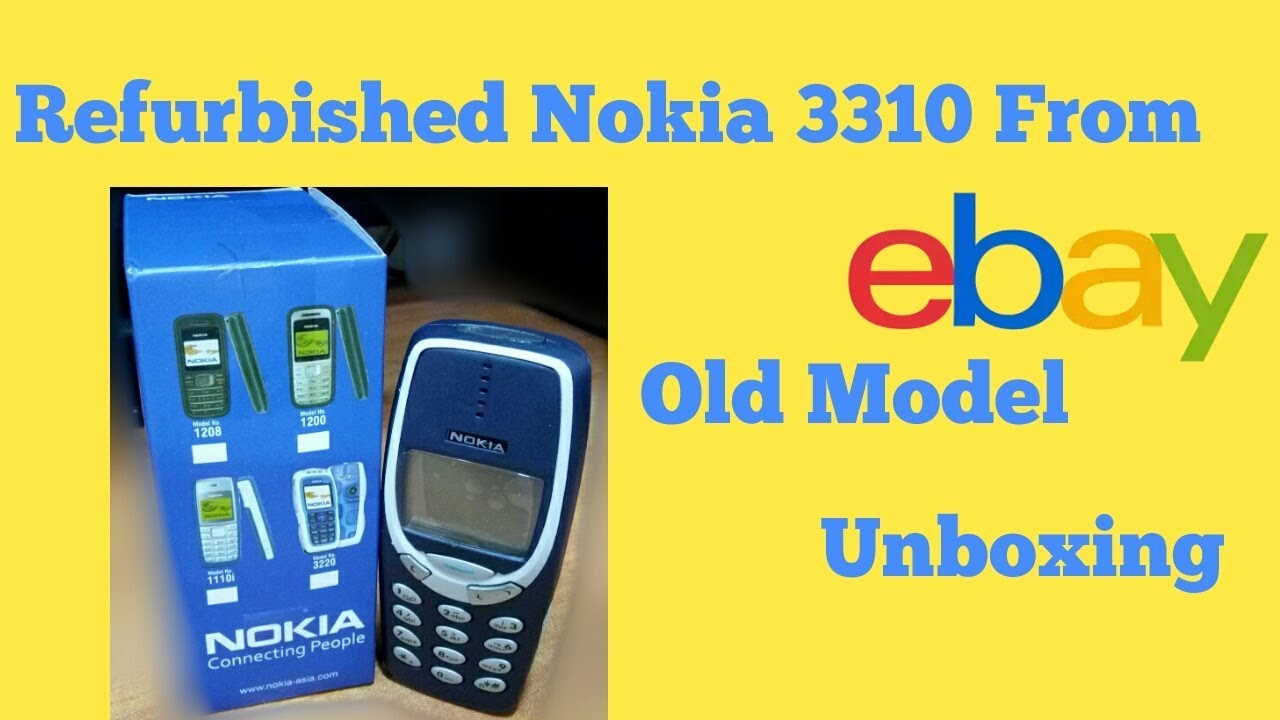 Nokia 3310 old refurbished mobile from eBay.in unboxing