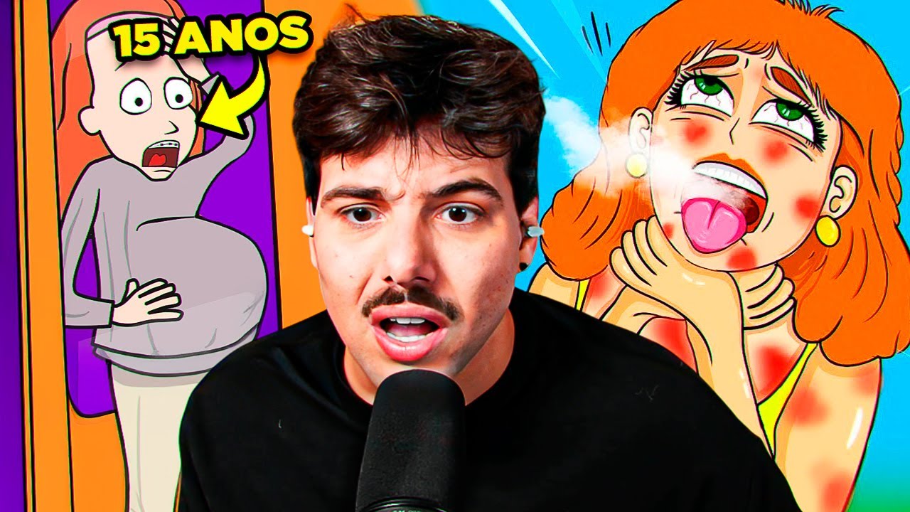 2 HORAS do T3ddy assistindo animações com HISTÓRIAS REAIS